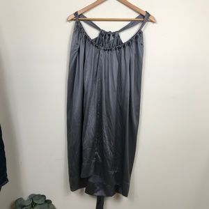 Graham & Spencer Silvery Gray 100% Silk Dress